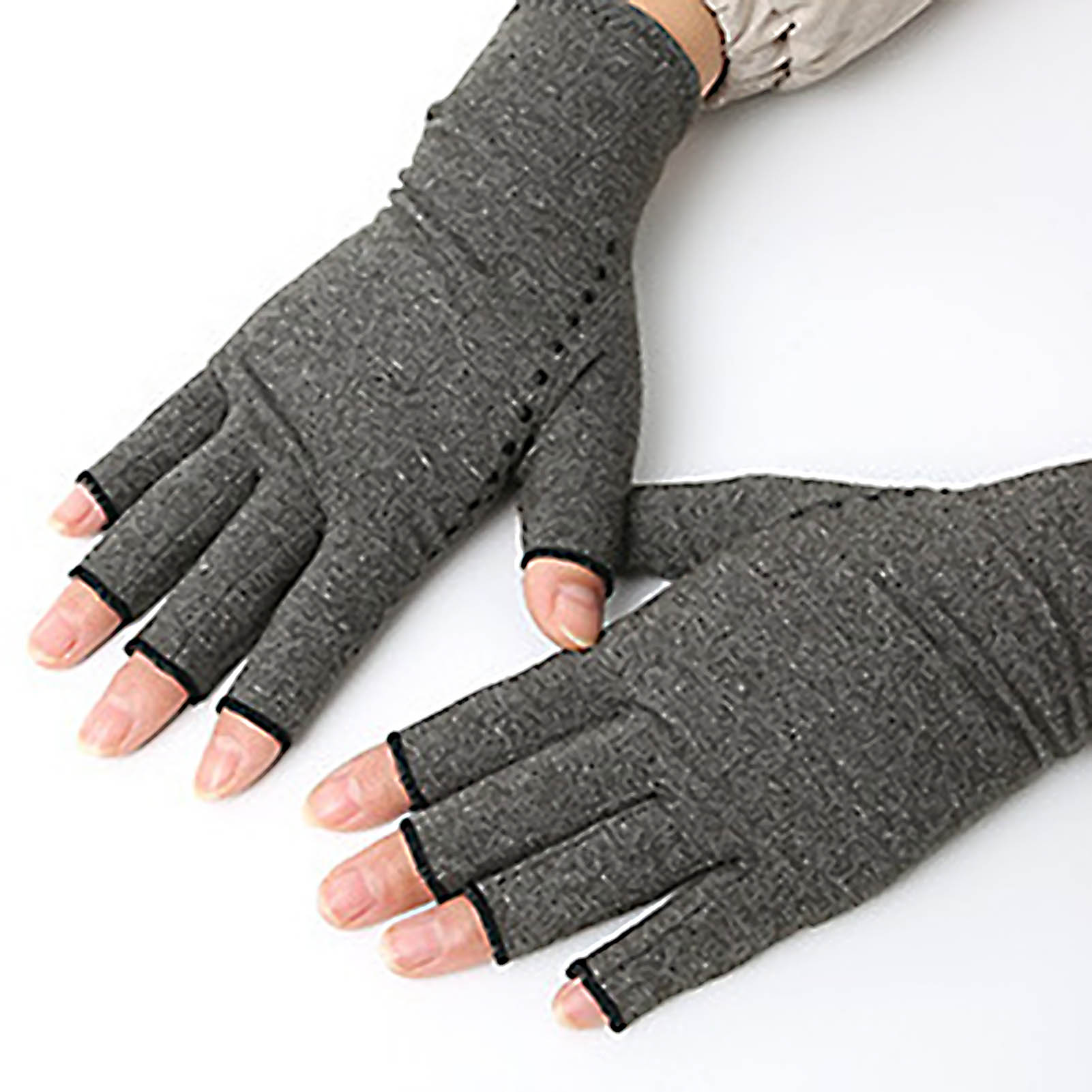 Dress Choice Copper Compression Arthritis Gloves Best Infused Glove for Women and Men,Fingerless Compression Gloves,Pain Relief and Healing for Arthritis,Carpal Tunnel